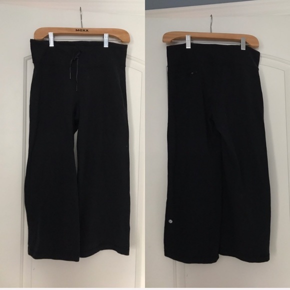 Lululemon Relaxed Crops! Like new! - Picture 2 of 2